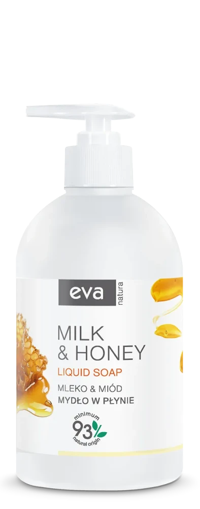 EVA NATURA Creamy liquid soap with milk and honey